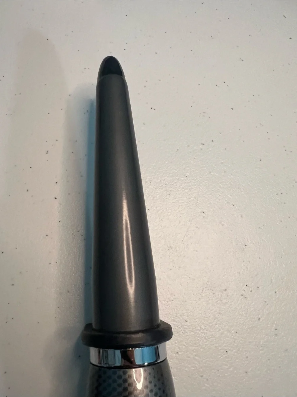 T3 Black Conical Curling Wand with Digital Controls 1.25”